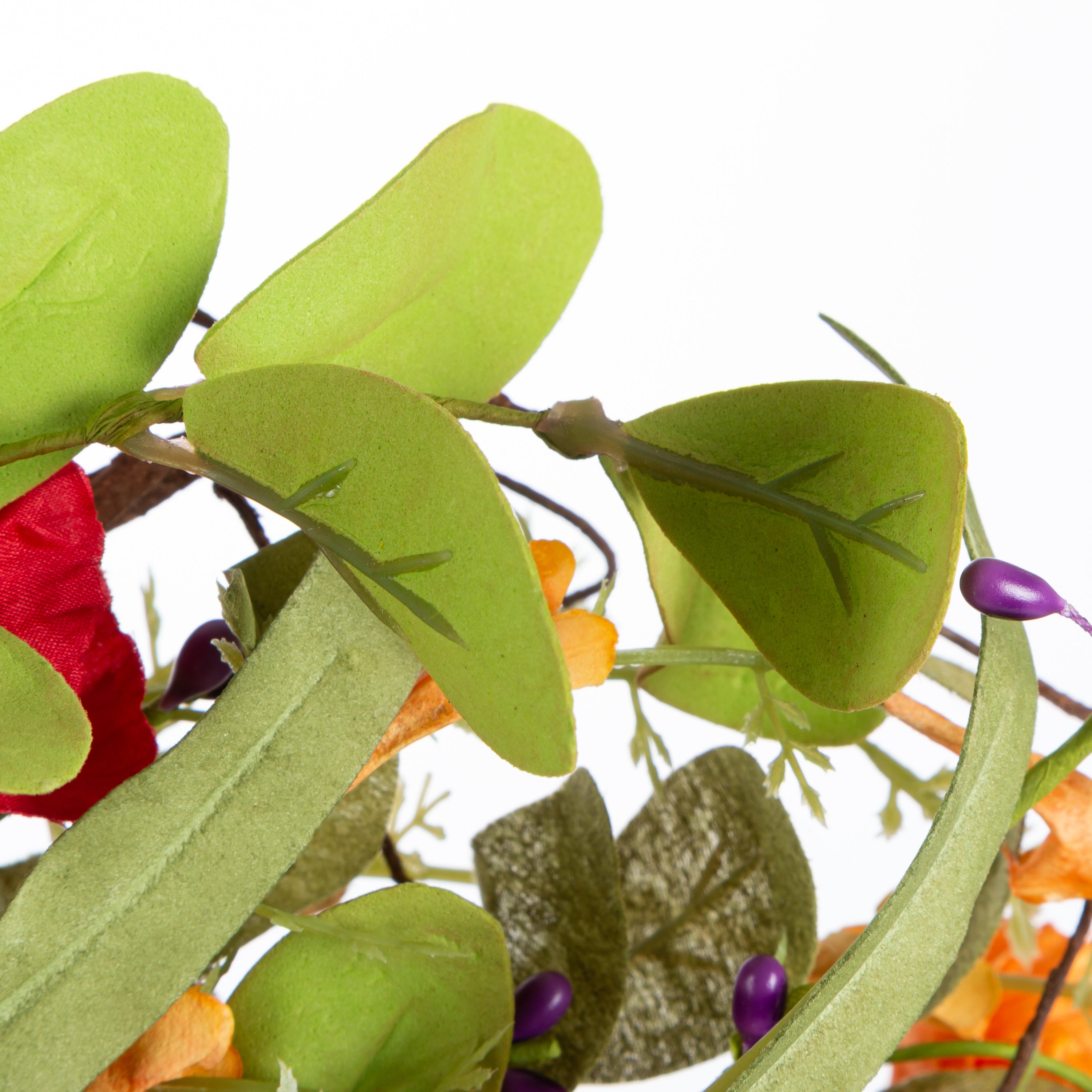 24 in. Mixed Flower Wreath